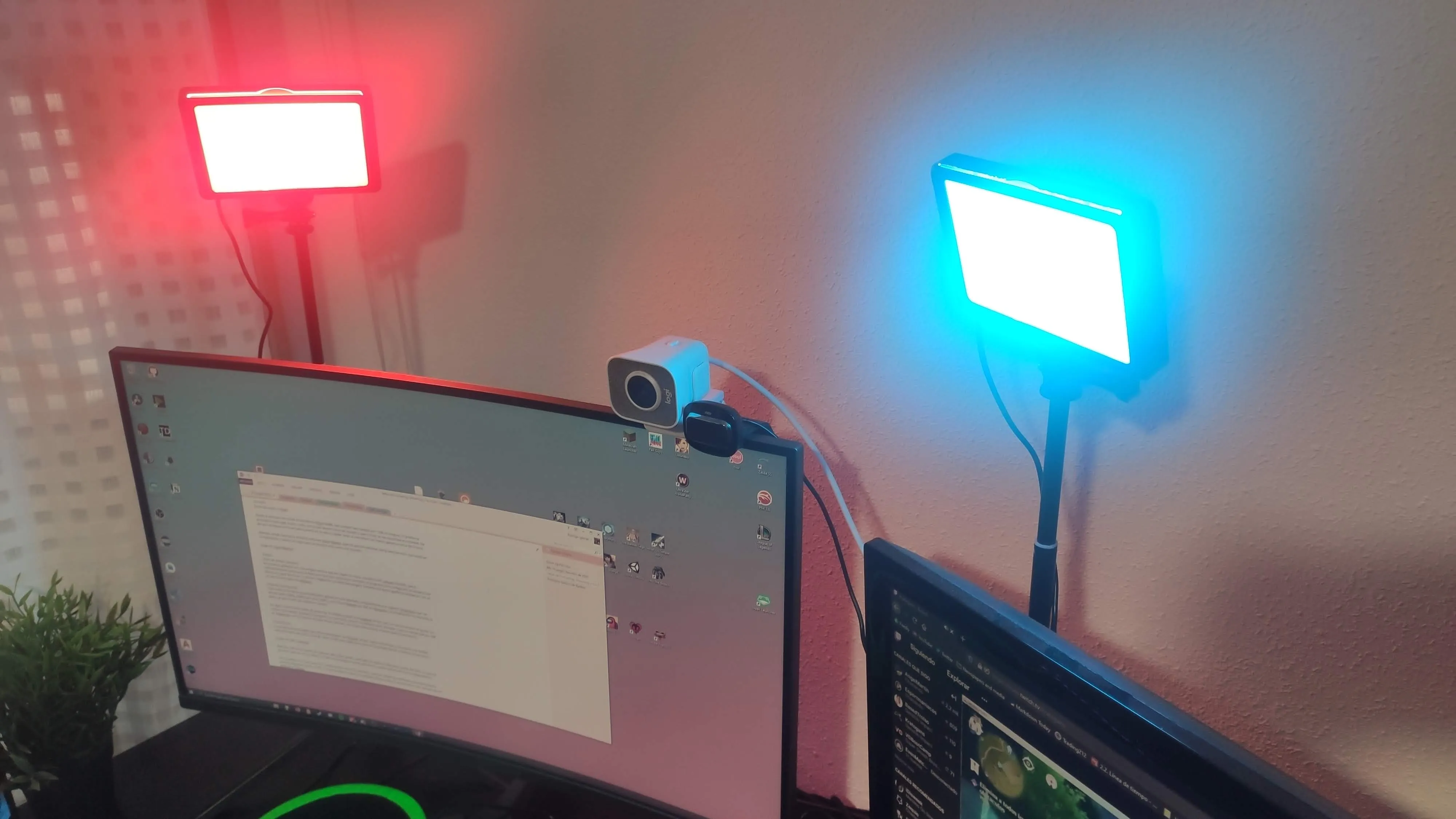 Iluminación con focos Neewer